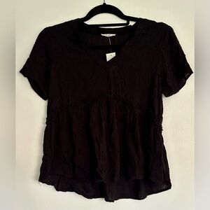 Francesca’s Mi Ami XS Black Top NWT